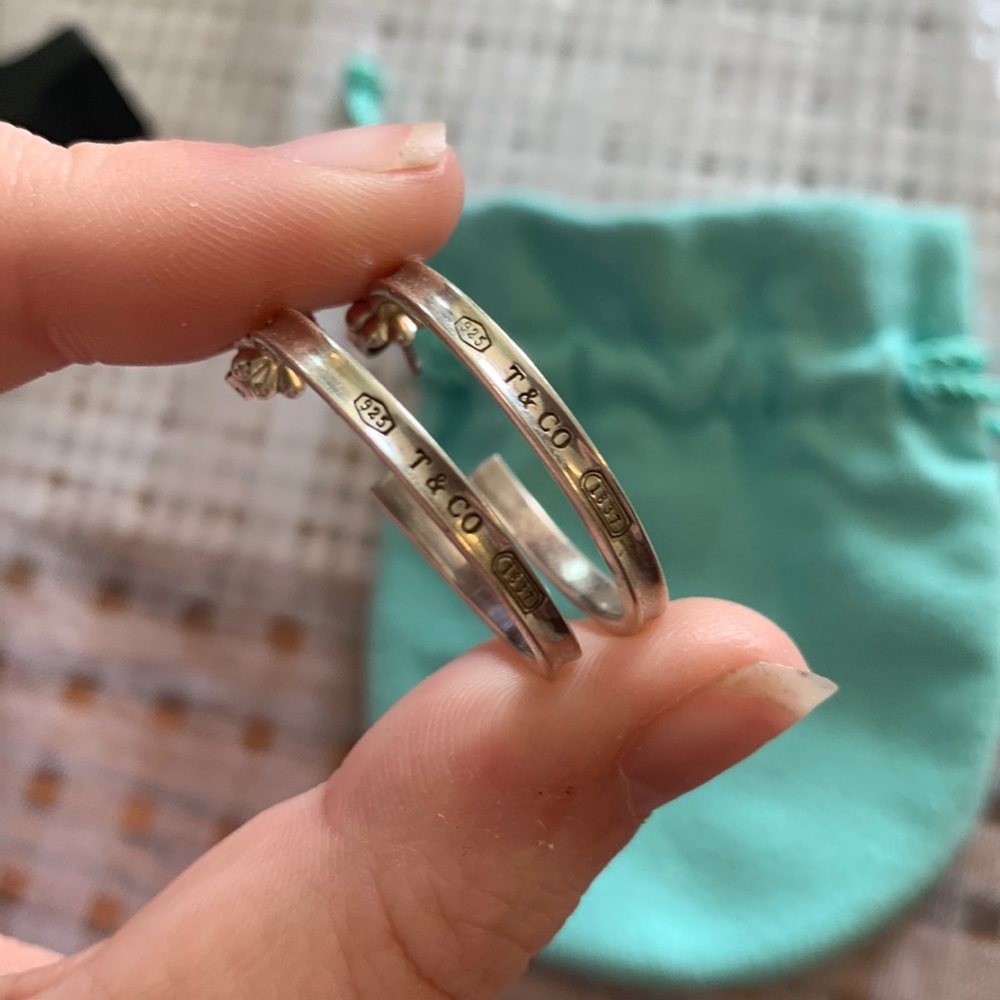 Tiffany & Co hoop earrings